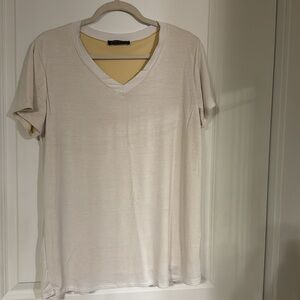 COPY - Brigitte Brianna Sexy Modest LINED V Neck Tee, Sz M